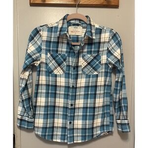 Urban Pipeline The Awesomely Soft Ultimate Flannel Boys M Button Up Plaid Shirt